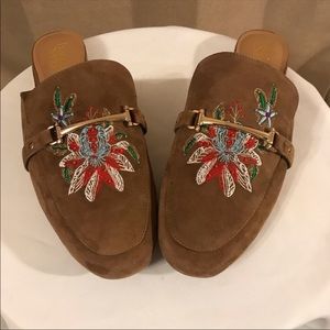Franco Sarto Devra Embroidered Mule size 12